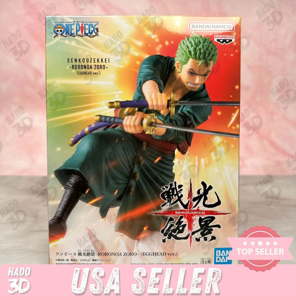 One Piece Roronoa Zoro Egghead ver. Senkozekkei Anime Figure US Seller